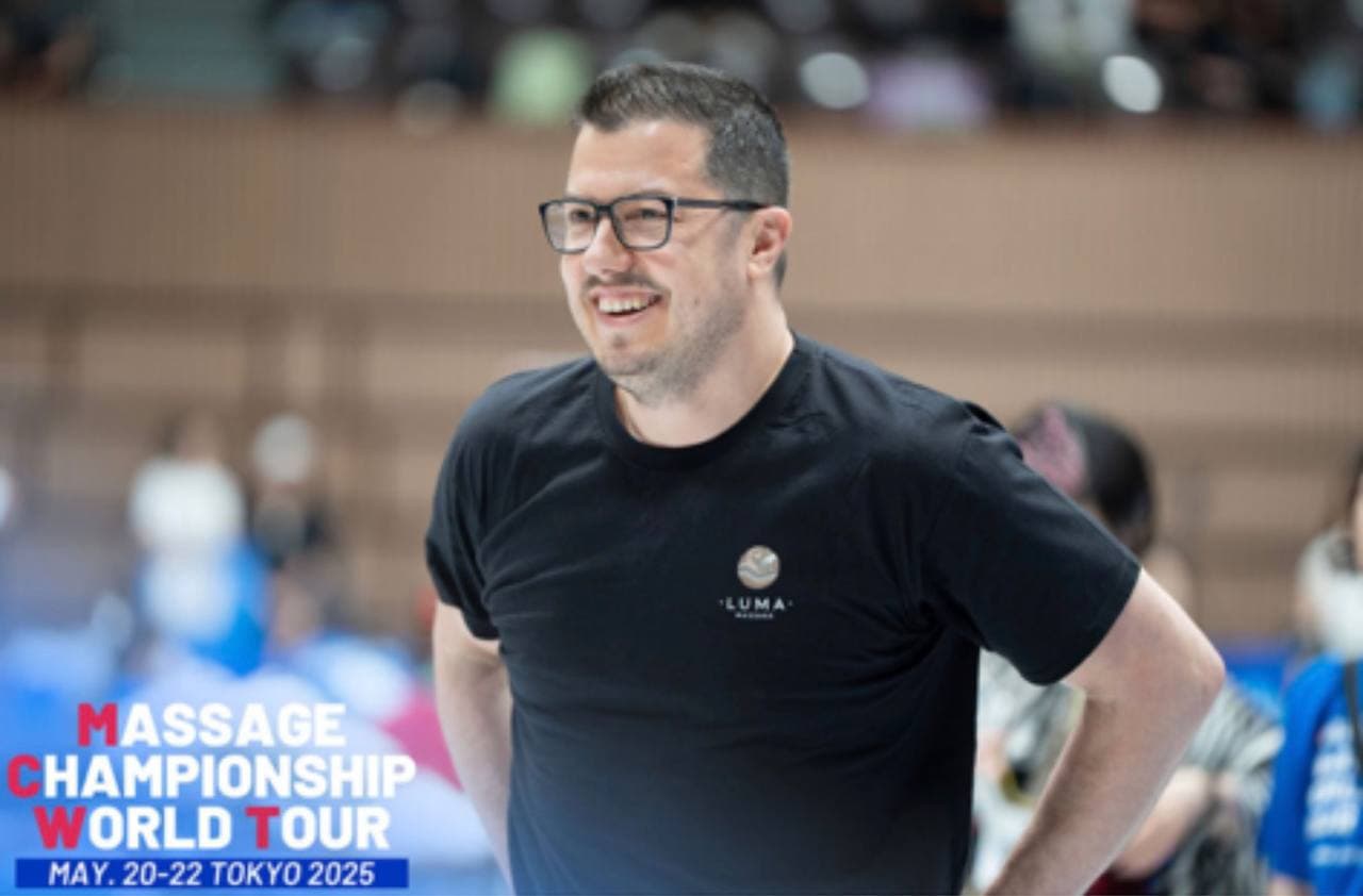 Genti Musliu på Massage Championship World Tour