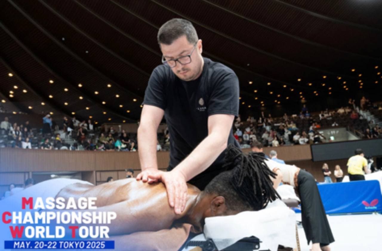 Genti Musliu på Massage Championship World Tour